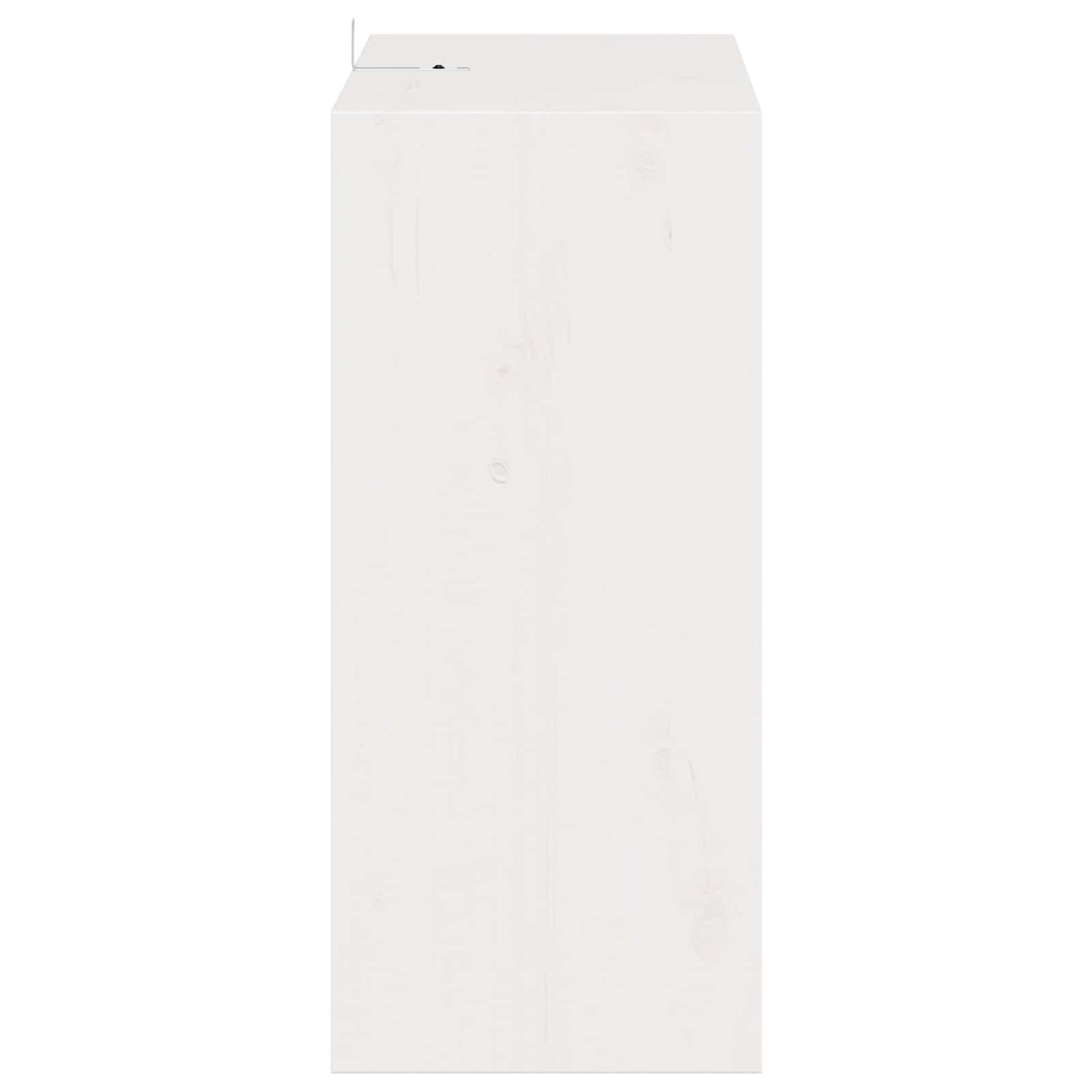 Vinhylle 2 pcs Hvit 56 x 25 x 56 cm Massiv furu