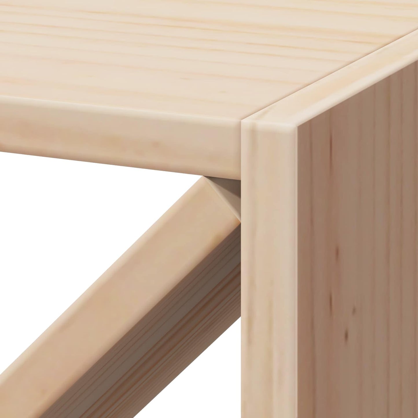 Vinhylle 2 stk. Naturlig 62 x 25 x 62 cm Massiv furu