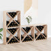 Vinhylle 4 pcs Naturlig 62 x 25 x 62 cm Massiv furu