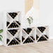 Vinhylle 4 pcs Hvit 62 x 25 x 62 cm Massiv furu