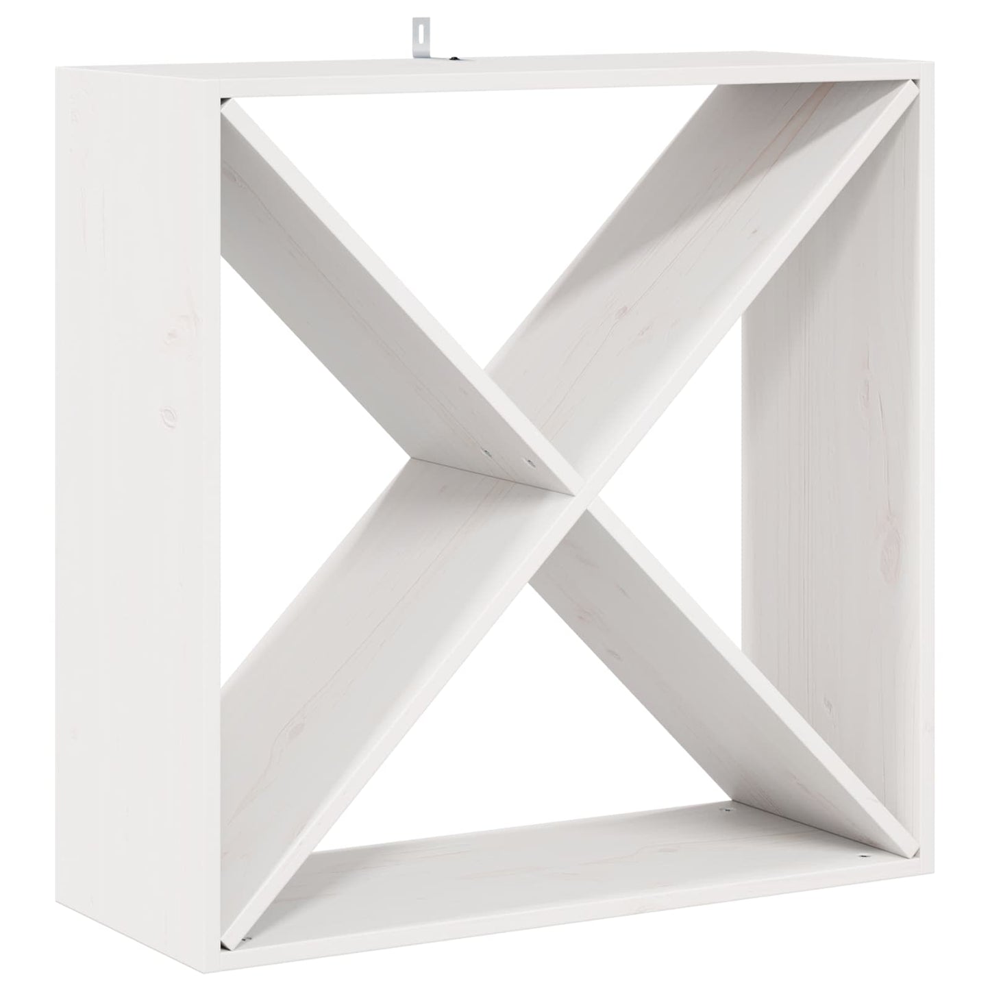 Vinhylle 4 pcs Hvit 62 x 25 x 62 cm Massiv furu