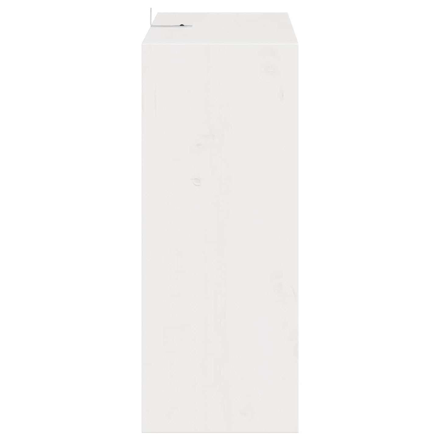 Vinhylle 2 pcs Hvit 62 x 25 x 62 cm Massiv furu