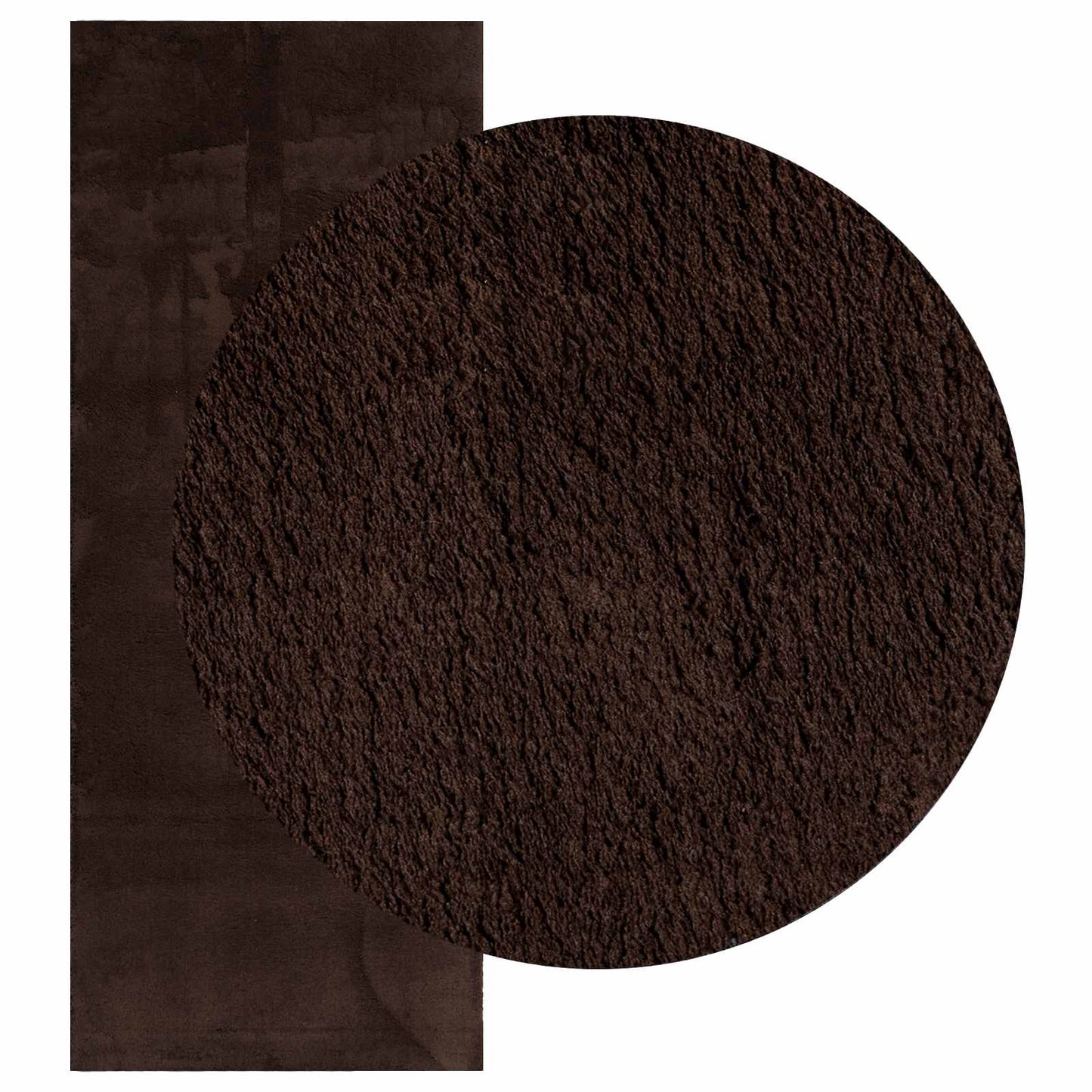 Medium Pile Soft and Washable Rug HUARTE Brun 200 x 80 cm