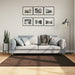Medium Pile Soft and Washable Rug HUARTE Brun 160 x 160 cm