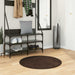 Medium Pile Soft and Washable Rug HUARTE Brun Ø 80 CM Polyester