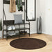 Medium Pile Soft and Washable Rug HUARTE Brun Ø 100 CM