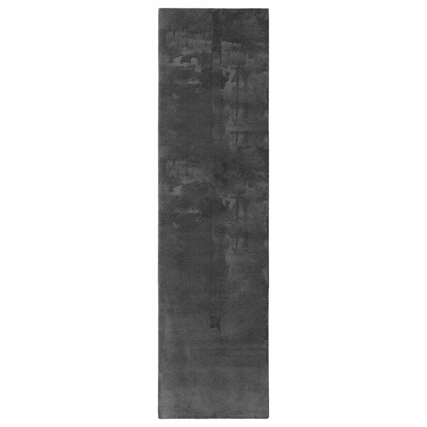 Medium Pile Soft and Washable Rug HUARTE Antrasitt 80 x 400 cm
