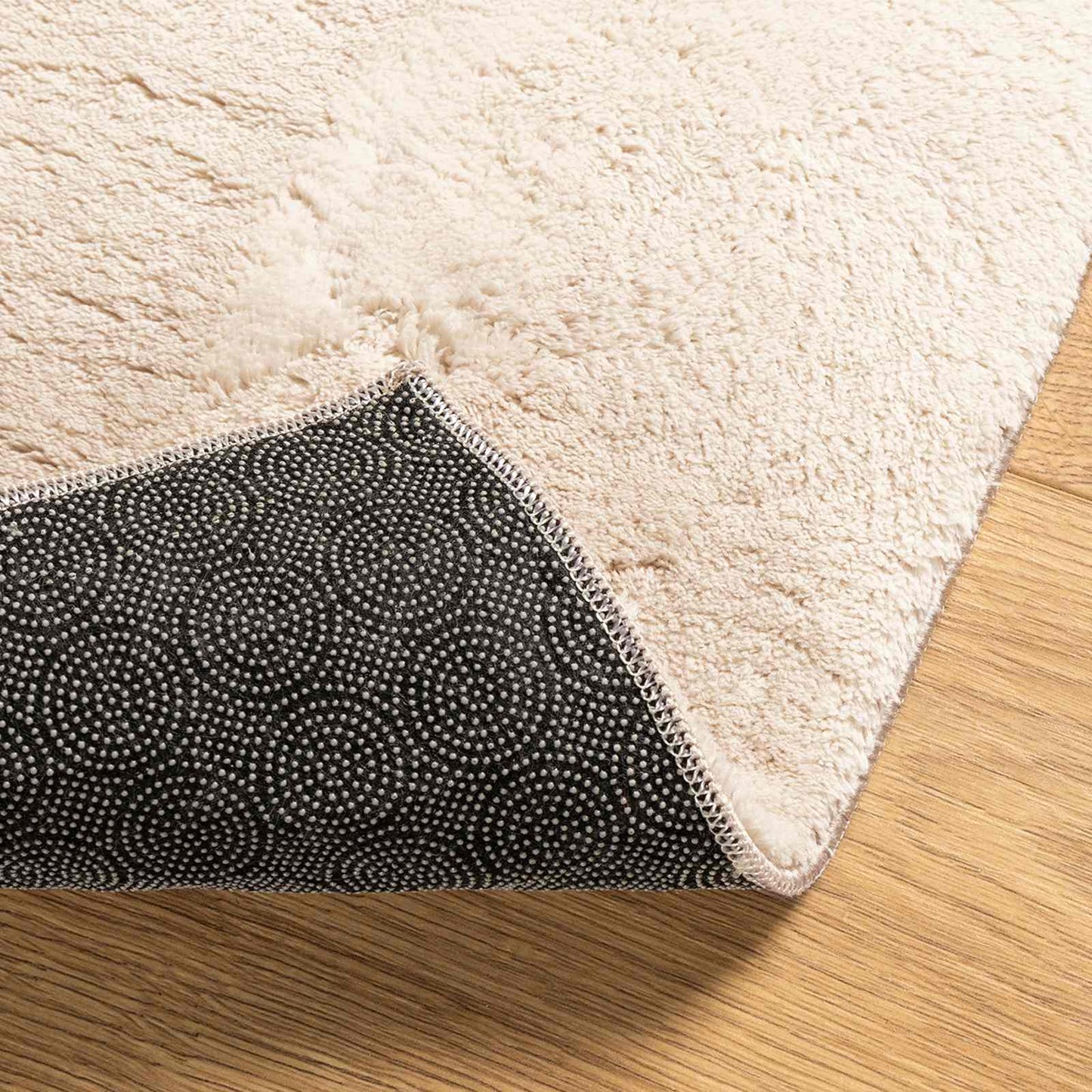 Medium Pile Soft and Washable Rug HUARTE Beige 80 x 300 cm