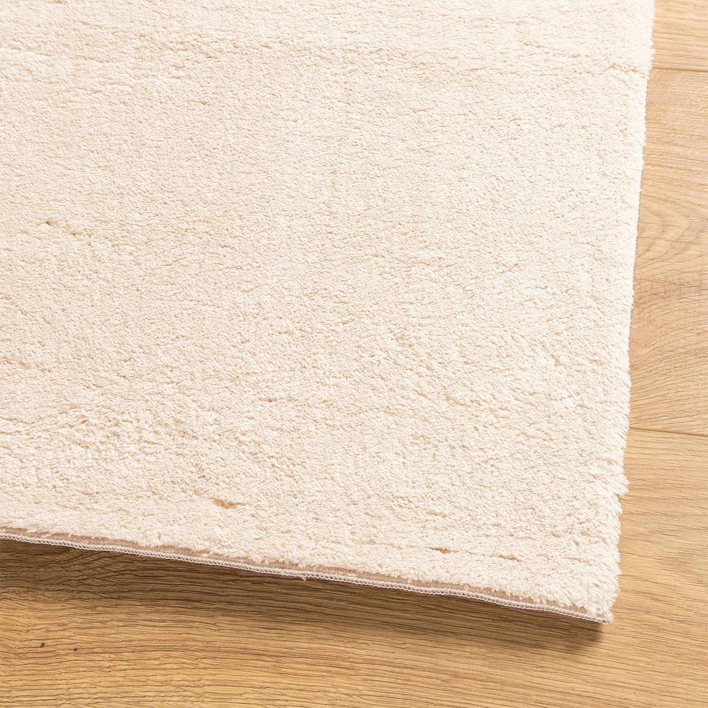 Medium Pile Soft and Washable Rug HUARTE Beige 80 x 300 cm