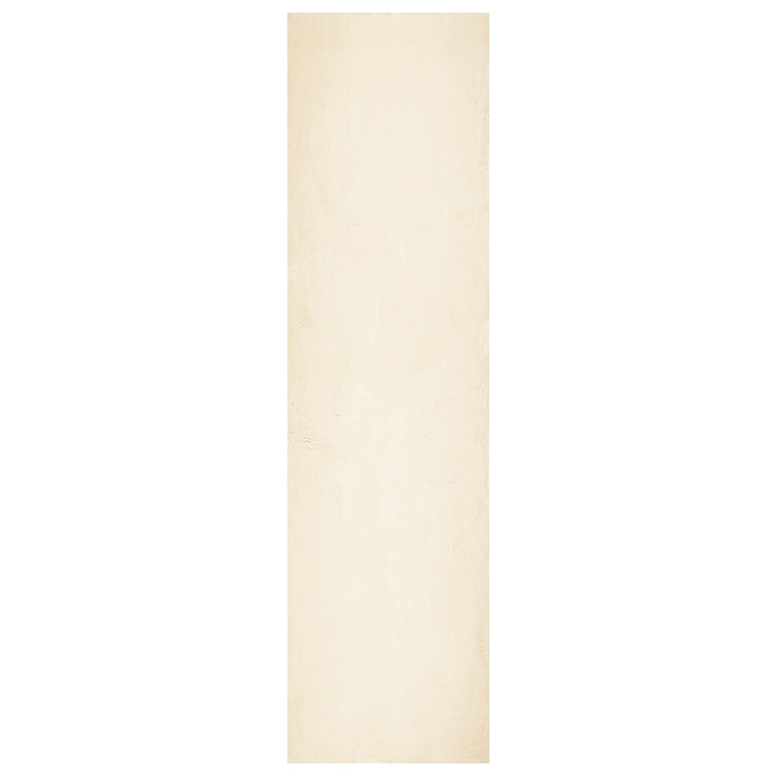 Områdetepper Rektangulær HUARTE Krem 750 x 80 cm Polyester vidaXL