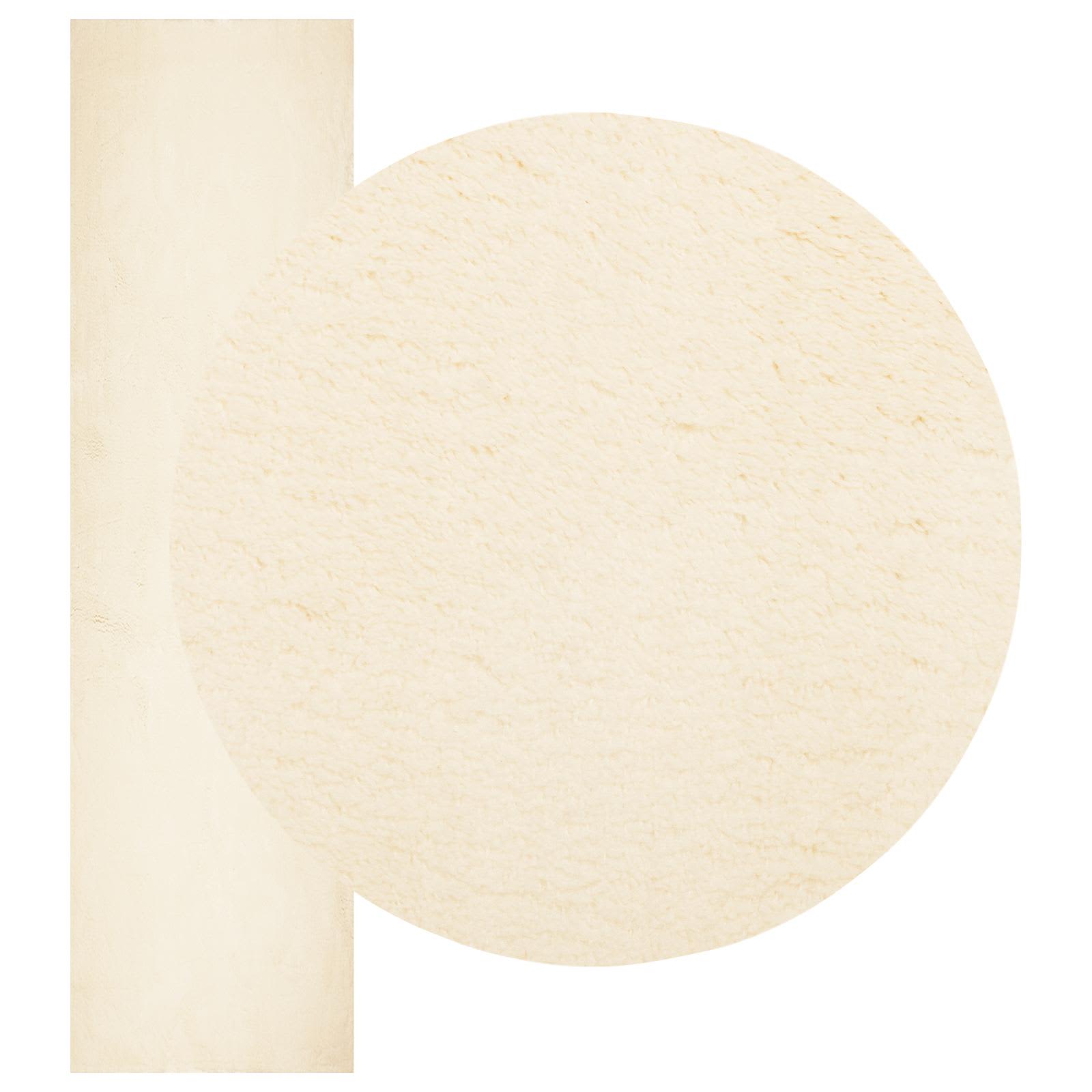 Områdetepper Rektangulær HUARTE Krem 750 x 80 cm Polyester vidaXL