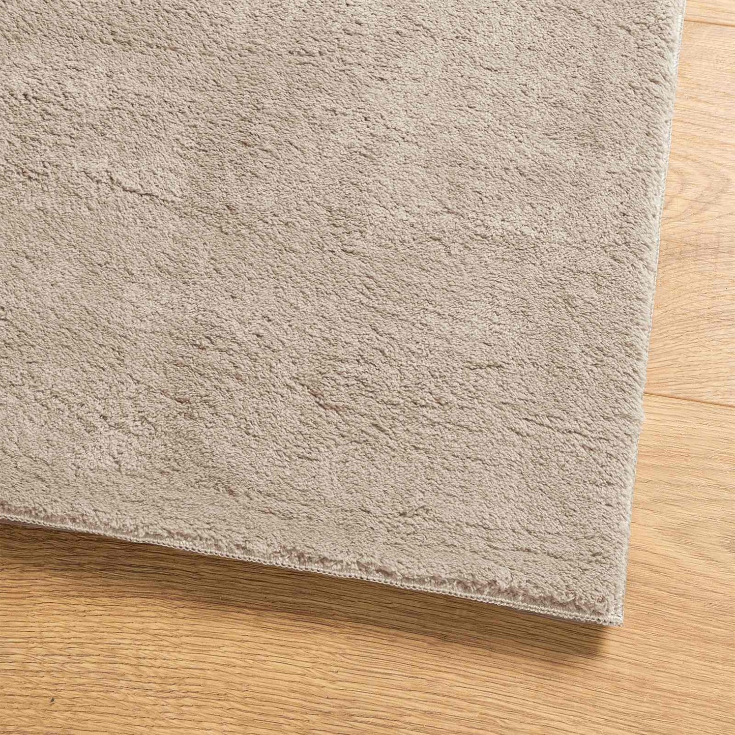Medium Pile Soft and Washable Rug HUARTE sand 80 x 400 cm