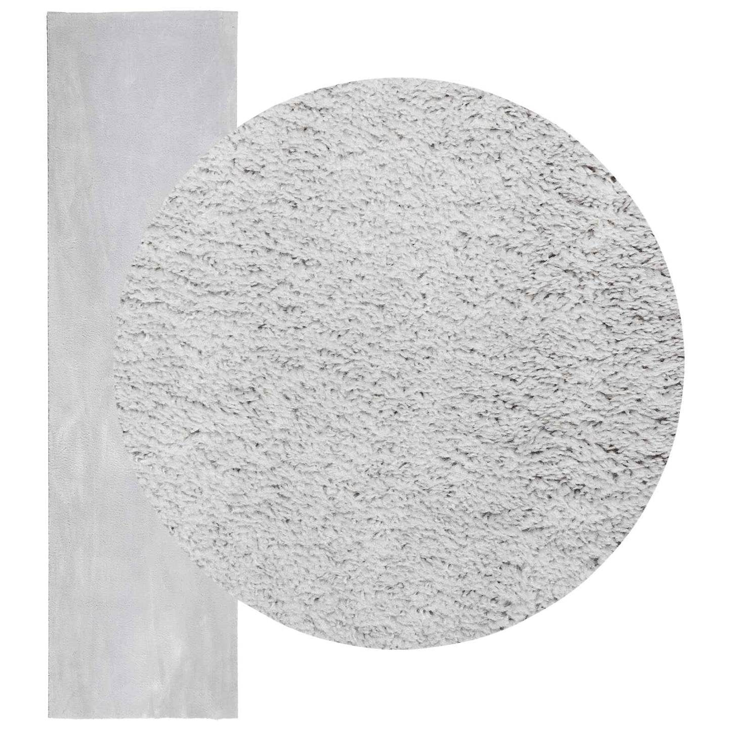 Medium Pile Soft and Washable Rug HUARTE Grå 400 x 80 cm