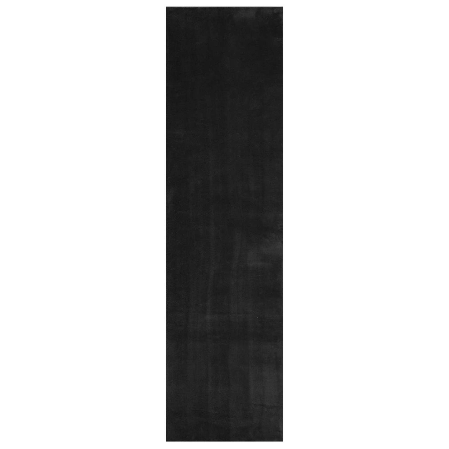 Medium Pile Soft and Washable Rug HUARTE Svart 300 x 80 cm