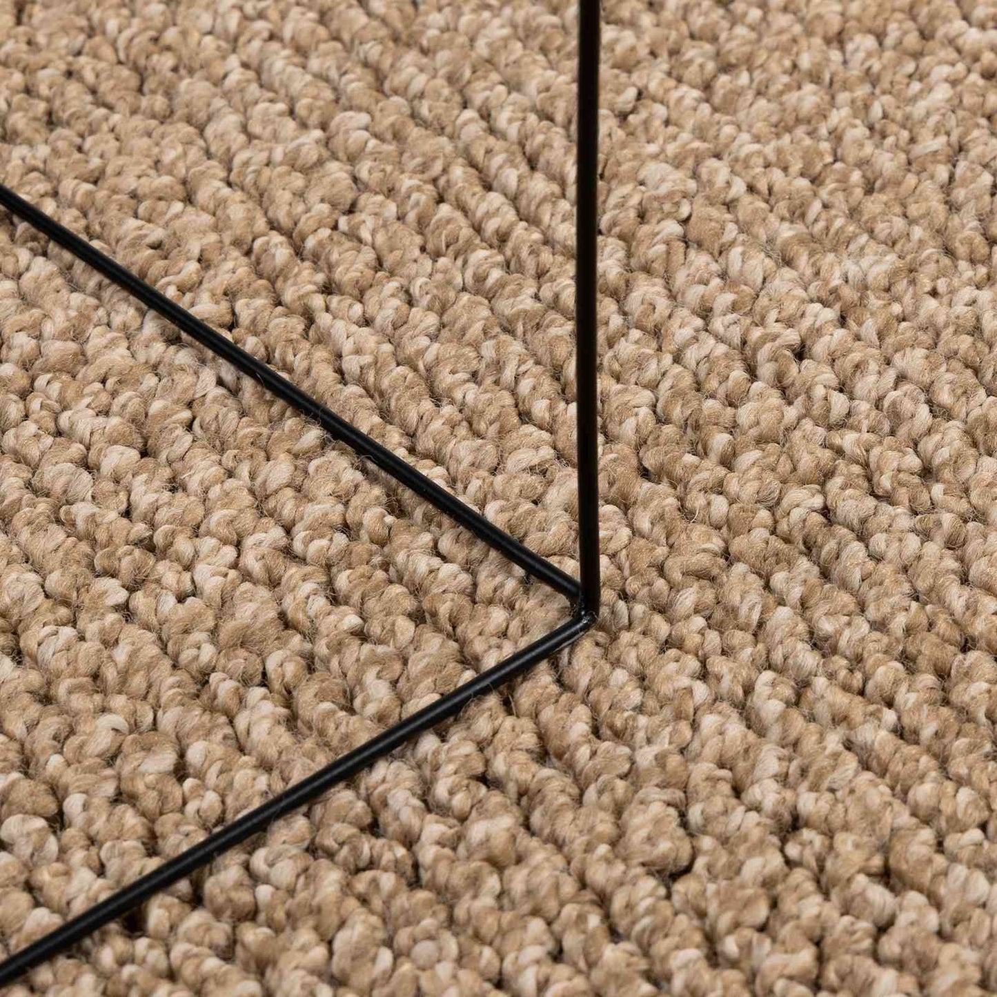Områdetepper Torget AGIRA Naturlig 120 x 120 cm Polyester