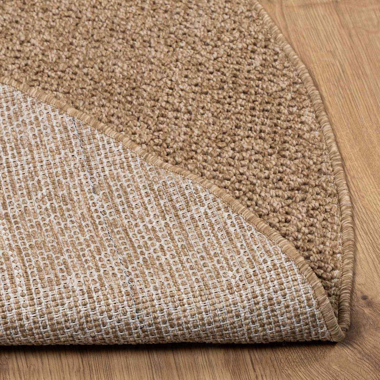 Områdetepper Rund AGIRA Naturlig Ø 200 CM Polyester
