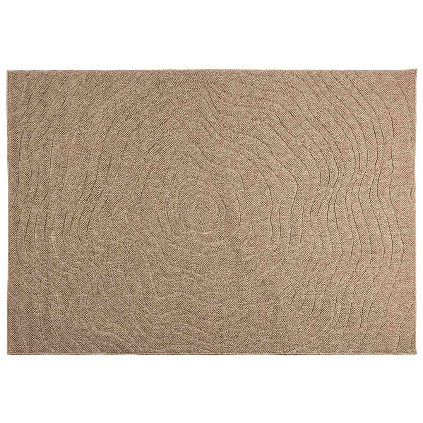 Områdetepper Moiré AGIRA Naturlig 170 x 120 cm Polyester