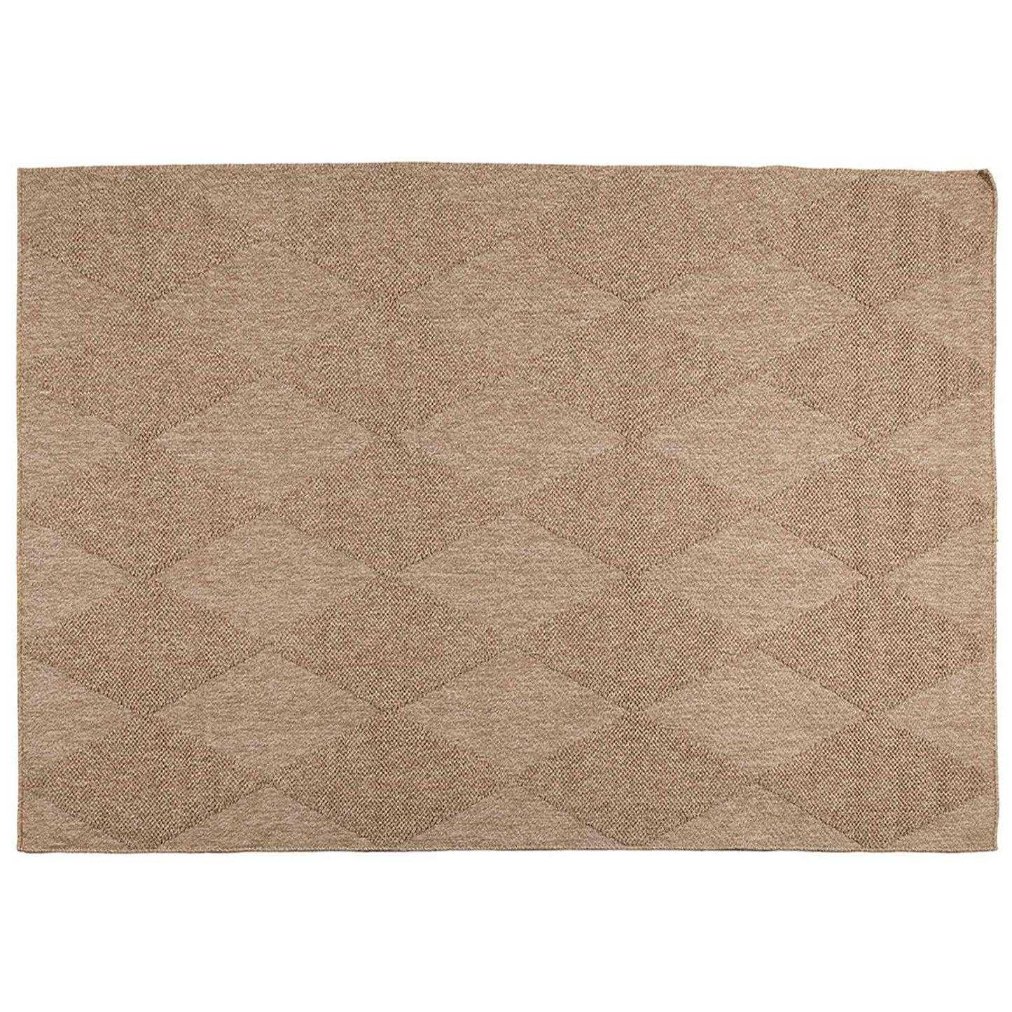 Områdetepper Rektangulær AGIRA Naturlig 200 x 140 cm Polyester
