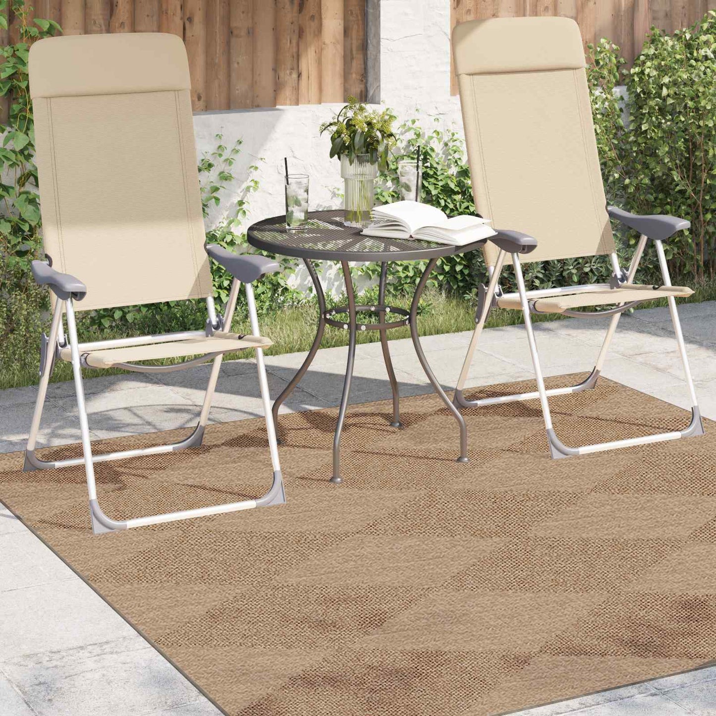 Områdetepper Torget AGIRA Naturlig 240 x 240 cm Polyester