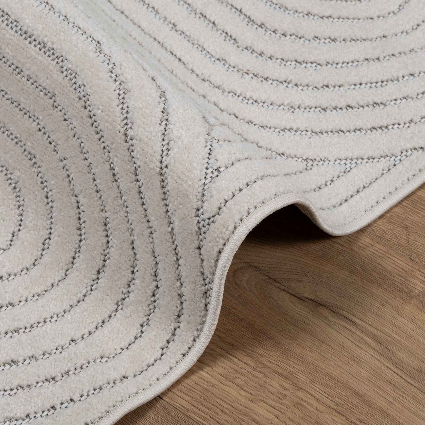 Områdetepper Rektangulær PALMERAS Krem 150 x 80 cm Polyester