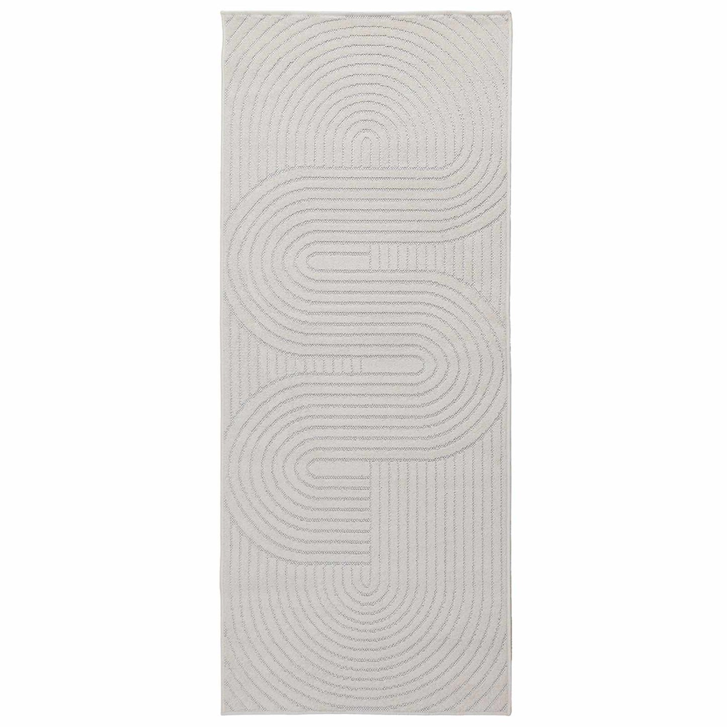 Områdetepper Rektangulær PALMERAS Krem 150 x 80 cm Polyester