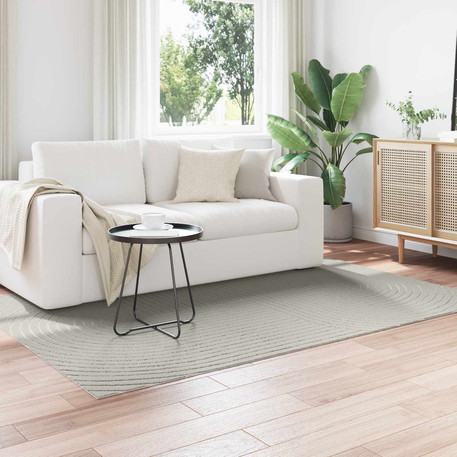 Områdetepper Rektangulær HUARTE grønn 230 x 160 cm Polyester vidaXL