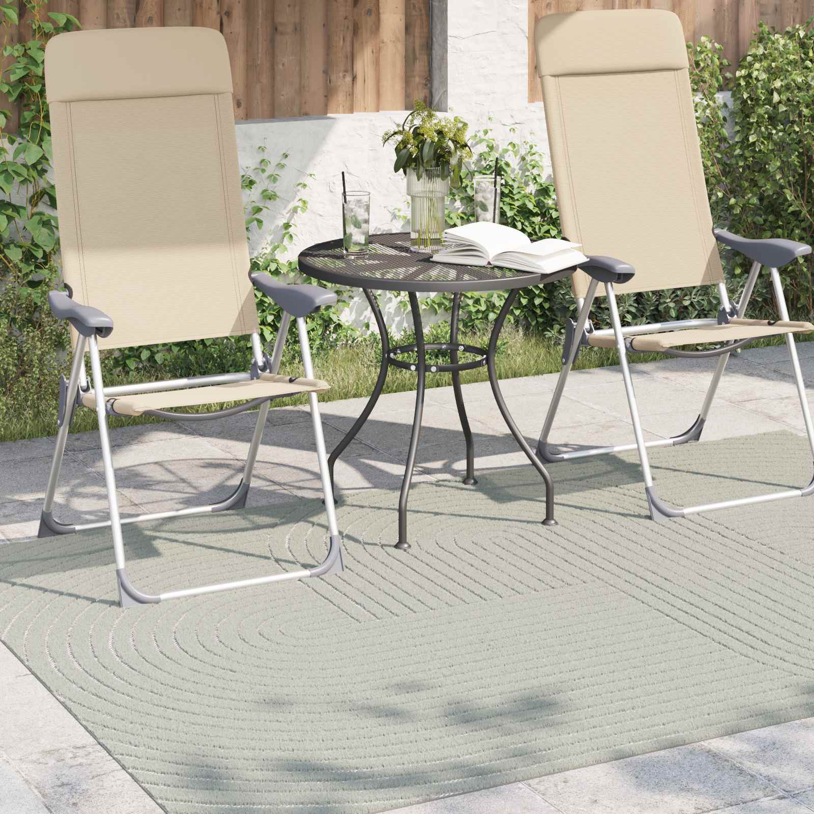 Områdetepper Rektangulær HUARTE grønn 230 x 160 cm Polyester vidaXL