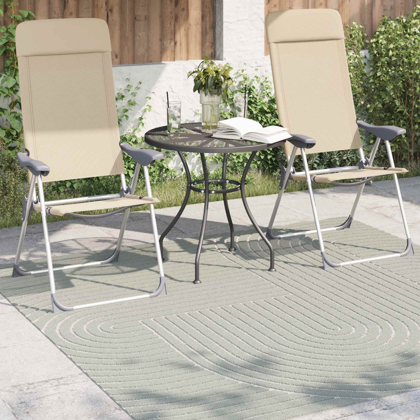 Områdetepper Torget HUARTE grønn 200 x 200 cm Polyester vidaXL