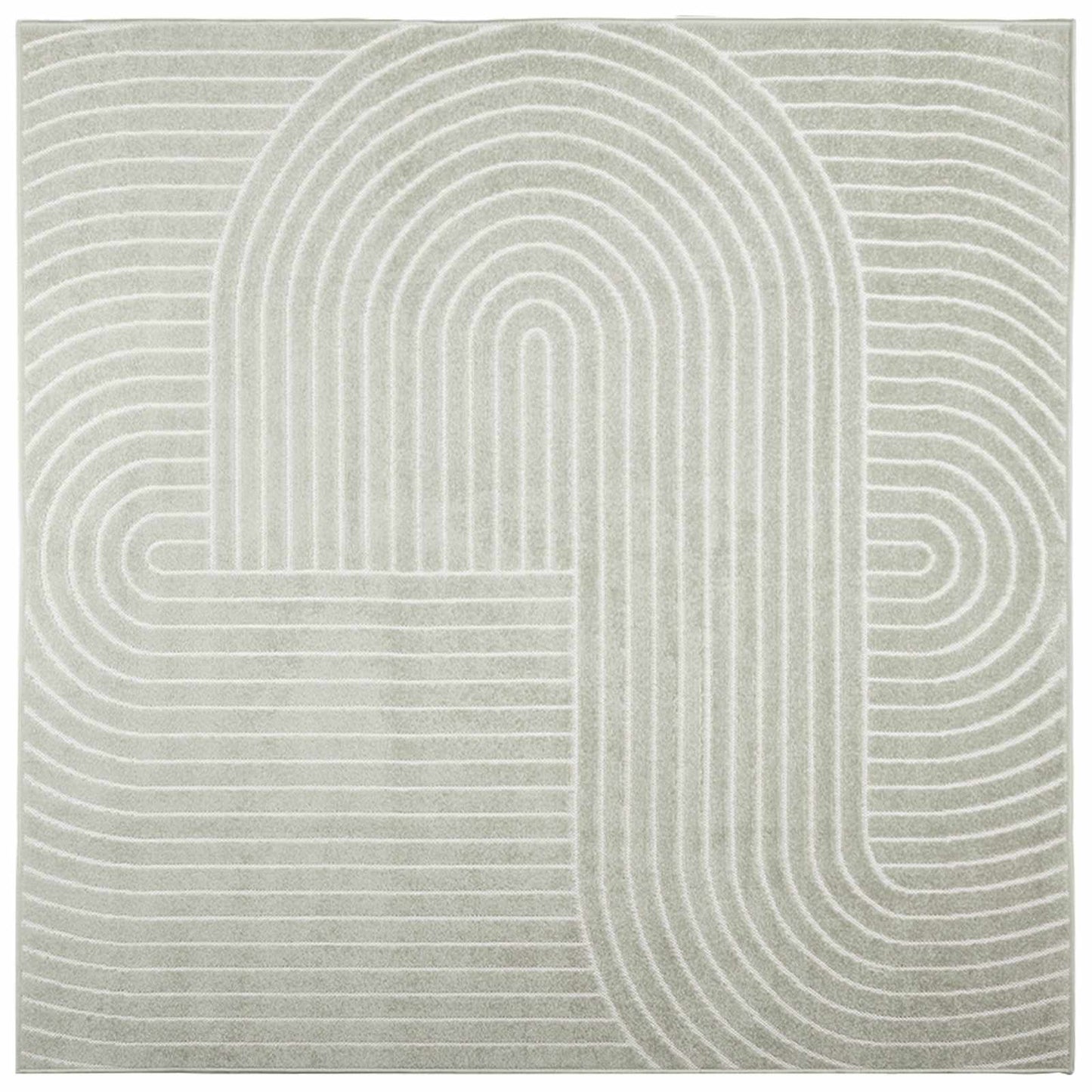 Områdetepper Torget HUARTE grønn 200 x 200 cm Polyester vidaXL