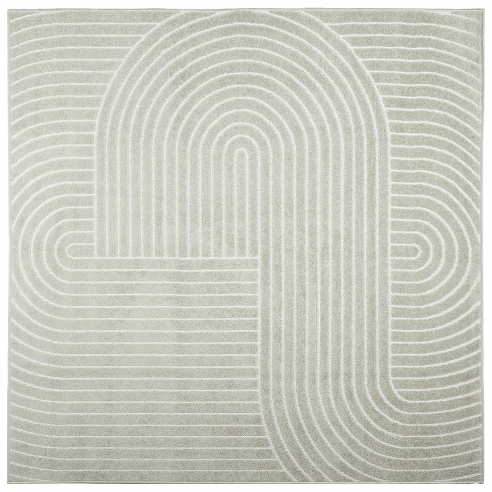 Områdetepper Torget HUARTE grønn 200 x 200 cm Polyester vidaXL