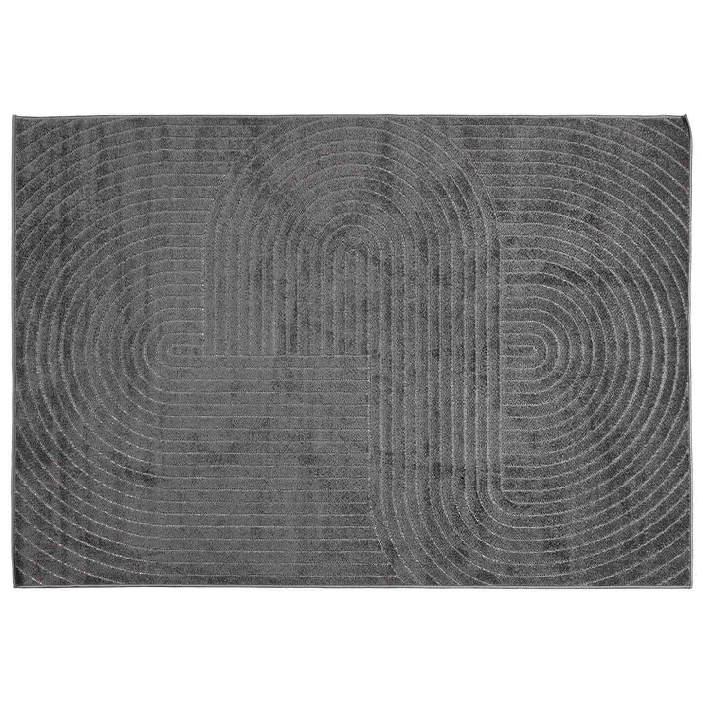 Områdetepper PALMERAS Antrasitt 170 x 120 cm Polyester