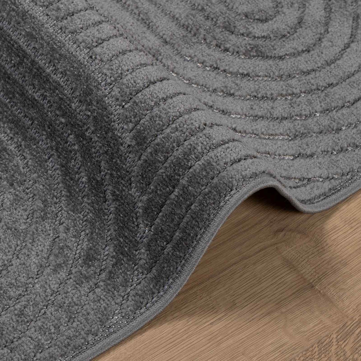 Områdetepper PALMERAS Antrasitt 230 x 160 cm Polyester