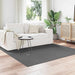 Områdetepper Torget PALMERAS Antrasitt 120 x 120 cm Polyester