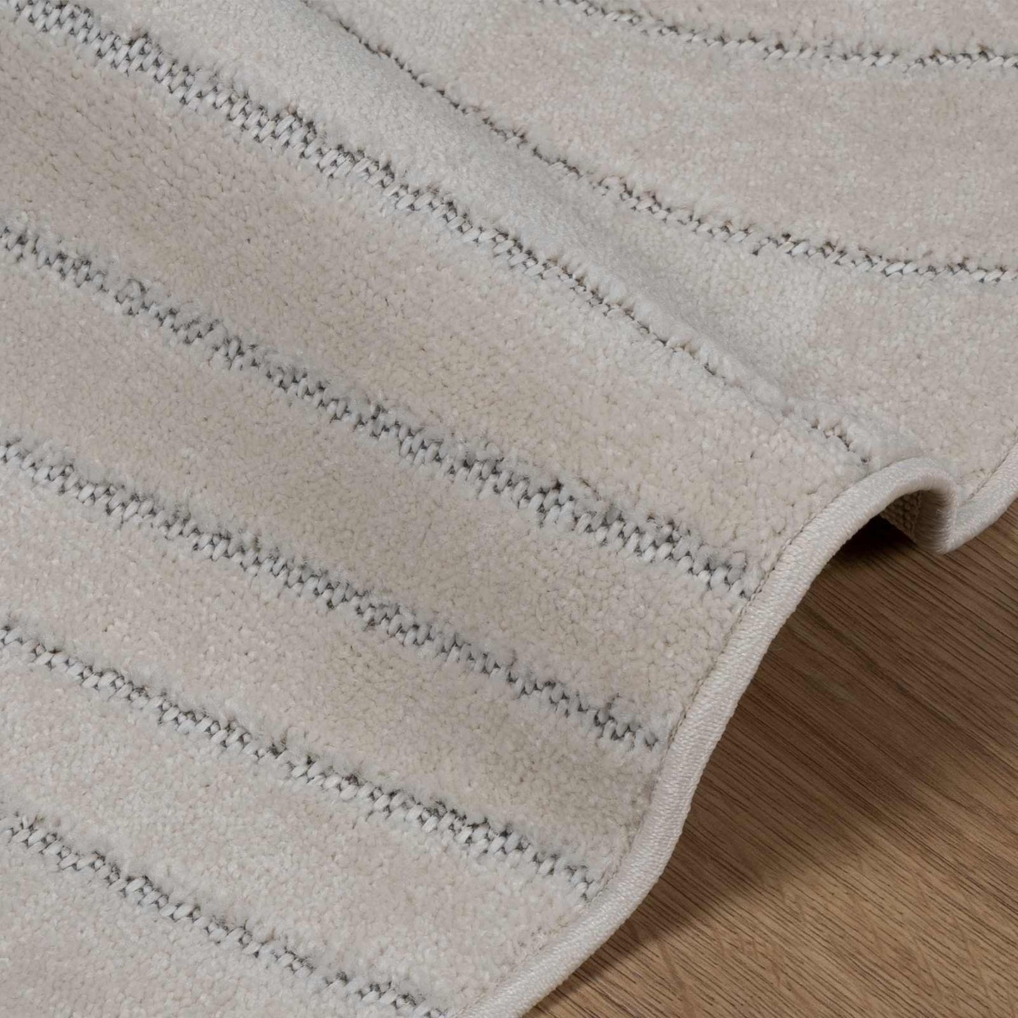 Områdetepper Rund PALMERAS Krem Ø 200 CM Polyester