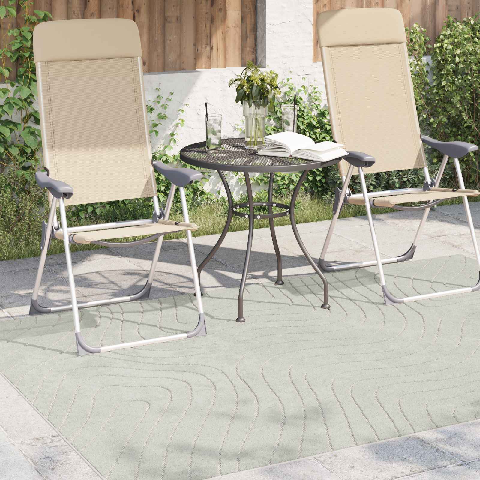 Områdetepper Rektangulær HUARTE grønn 230 x 160 cm Polyester vidaXL