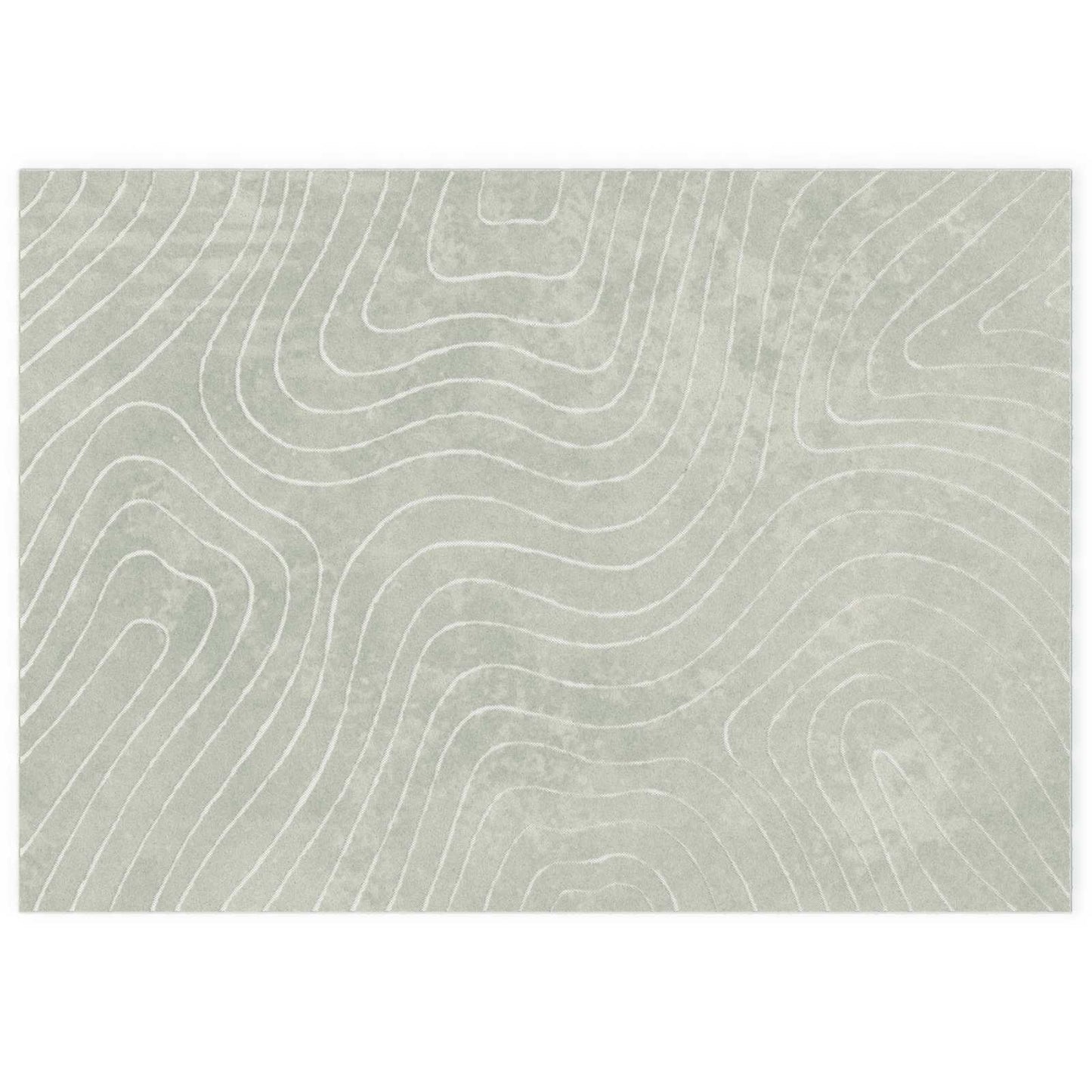 Områdetepper Rektangulær HUARTE grønn 340 x 240 cm Polyester vidaXL
