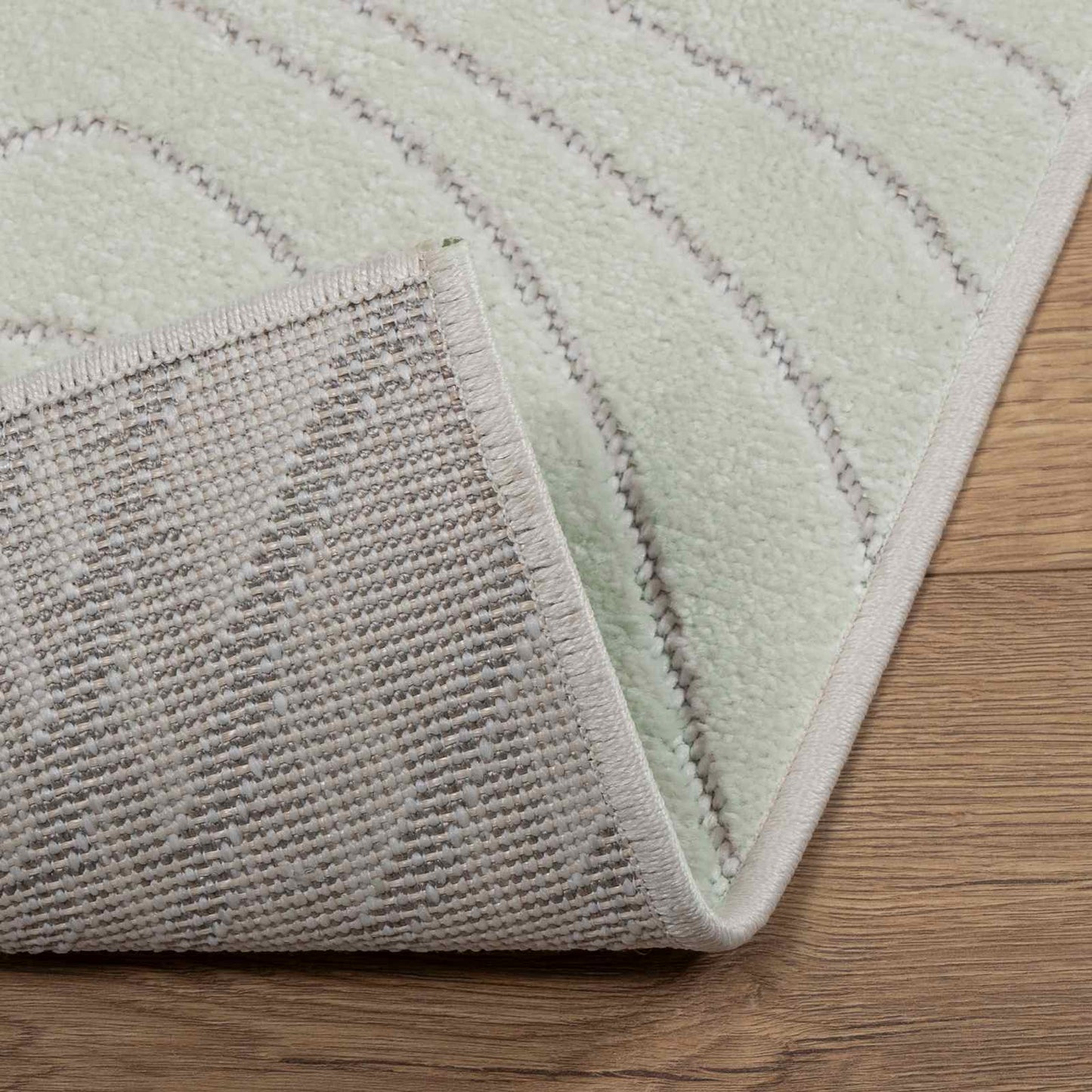 Områdetepper Torget HUARTE grønn 120 x 120 cm Polyester vidaXL