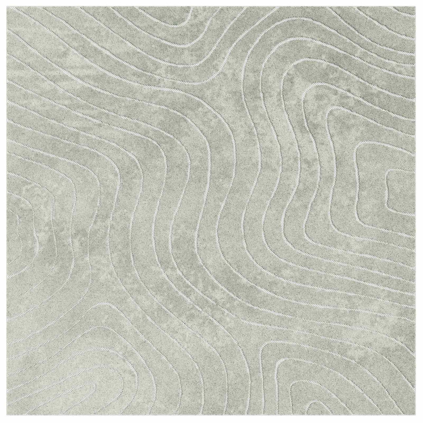 Områdetepper Torget HUARTE grønn 120 x 120 cm Polyester vidaXL