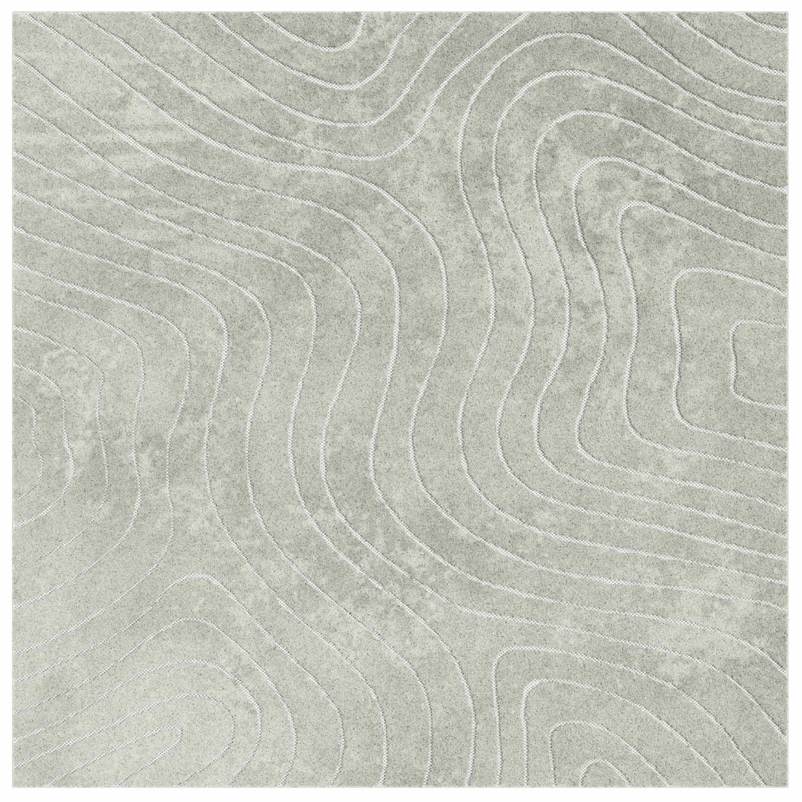 Områdetepper Torget HUARTE grønn 120 x 120 cm Polyester vidaXL