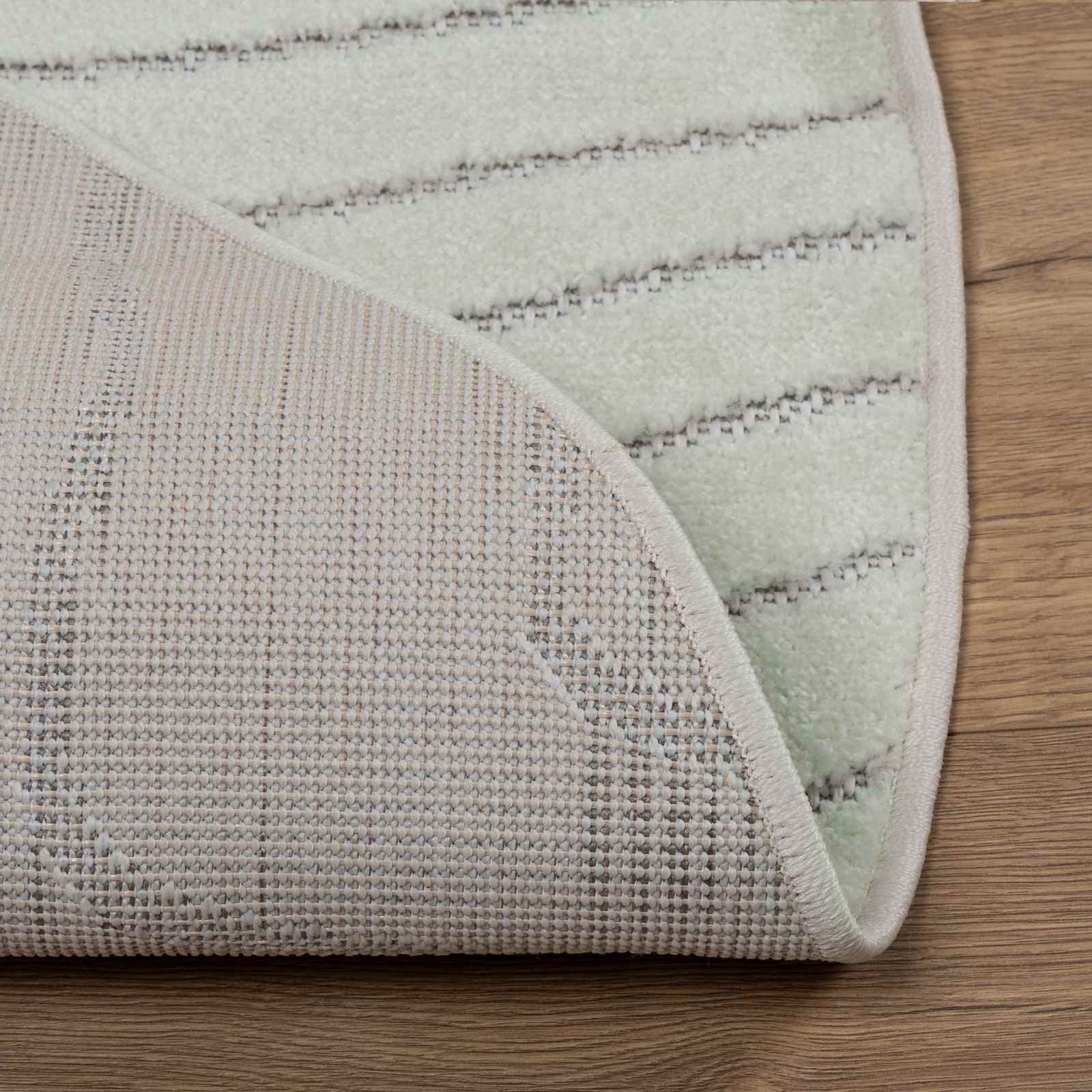 Områdetepper Rund HUARTE grønn Ø 200 CM Polyester vidaXL