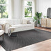 Områdetepper PALMERAS Antrasitt 340 x 240 cm Polyester