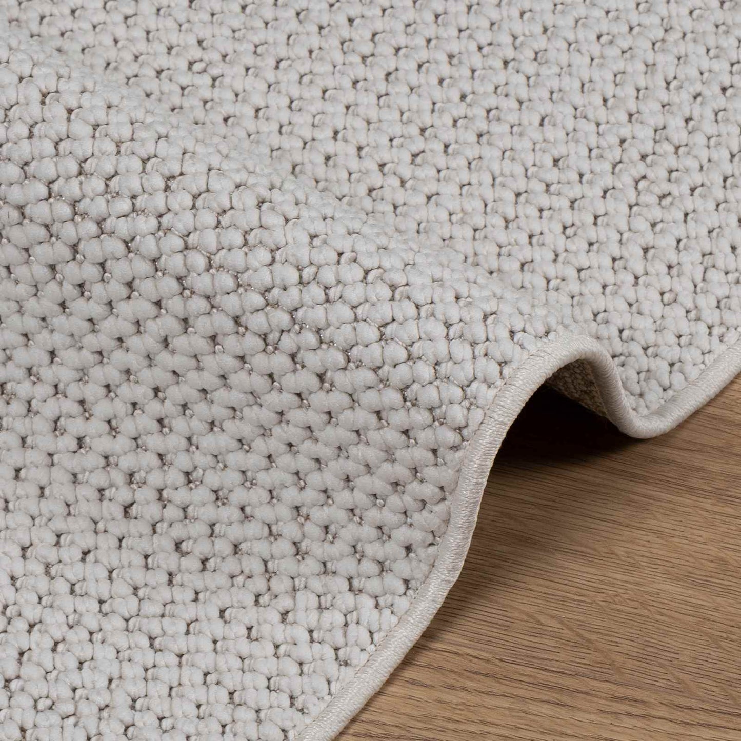 Områdetepper Rektangulær LUGO Krem 200 x 80 cm Polyester