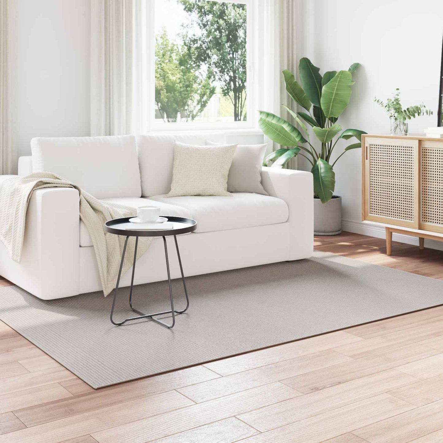 Områdetepper Rektangulær LUGO Krem 230 x 160 cm Polyester