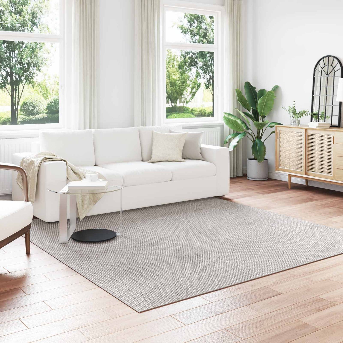 Områdetepper Torget LUGO Krem 240 x 240 cm Polyester