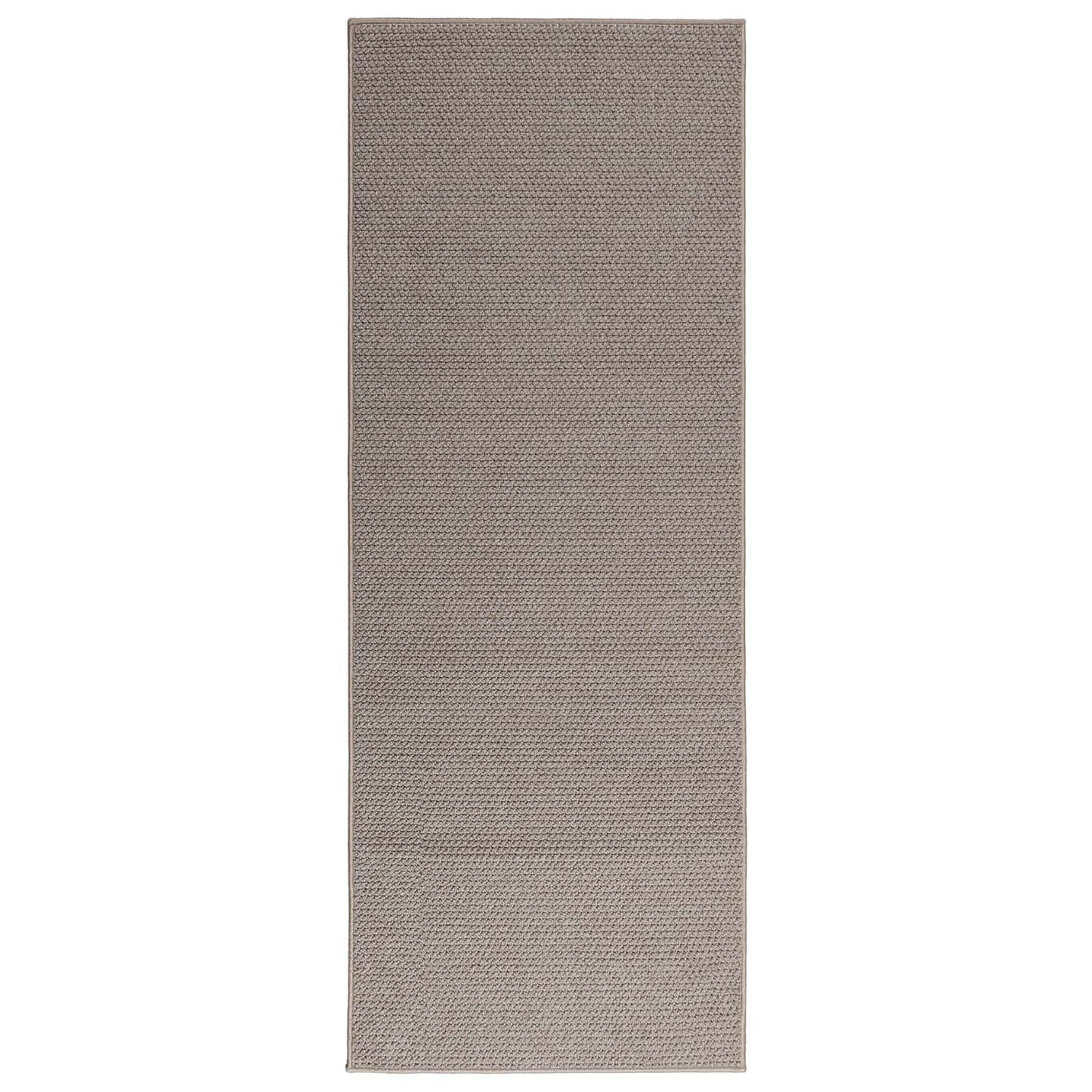 Områdetepper Rektangulær HUARTE Gråbrun 200 x 80 cm Polyester vidaXL