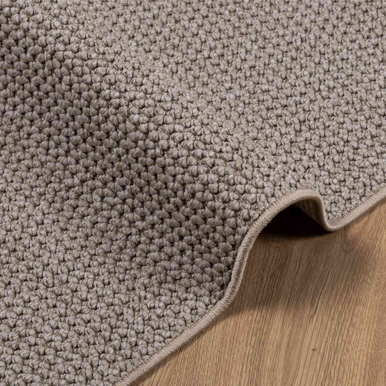 Områdetepper Rektangulær HUARTE Gråbrun 280 x 200 cm Polyester vidaXL