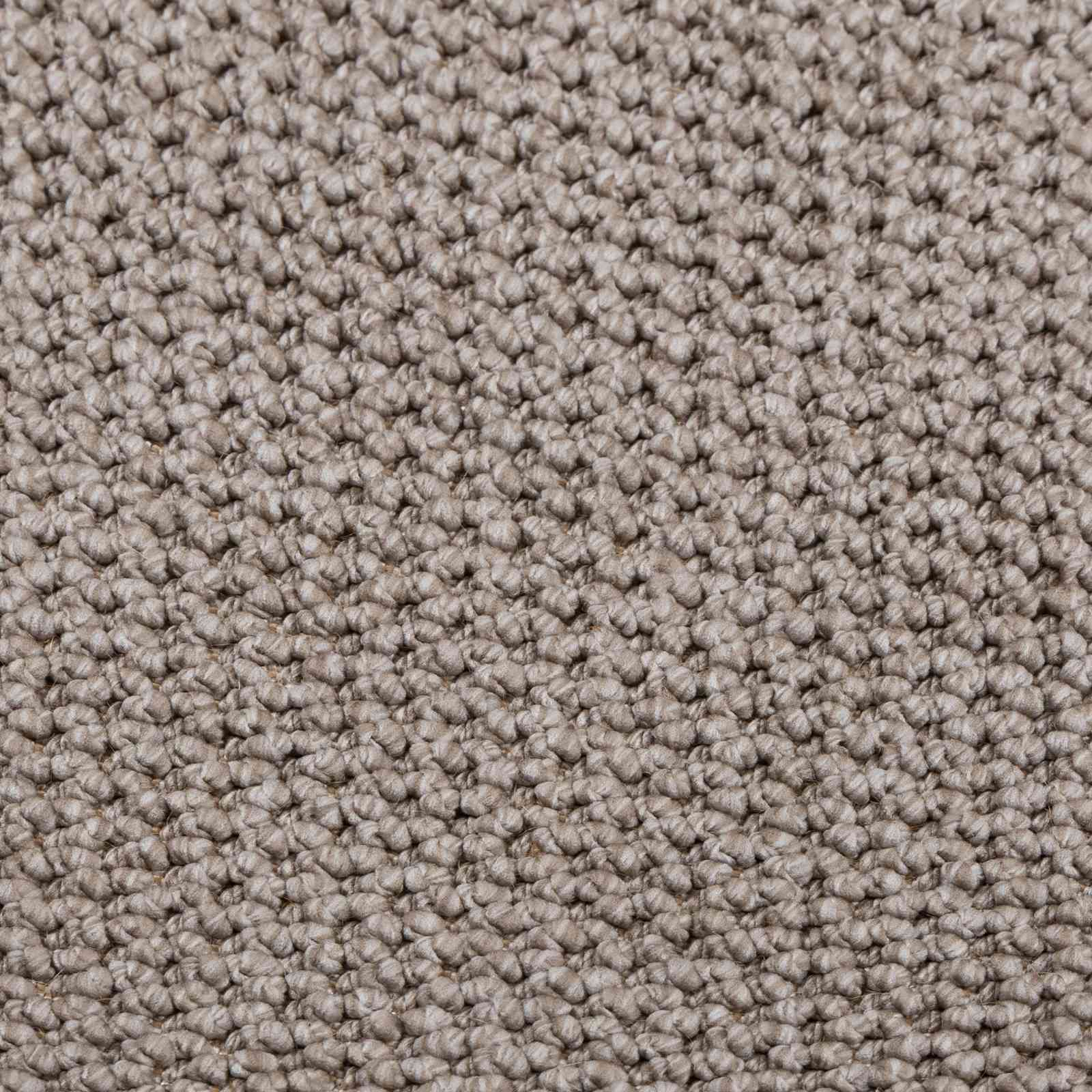 Områdetepper Rund HUARTE Gråbrun Ø 120 CM Polyester vidaXL