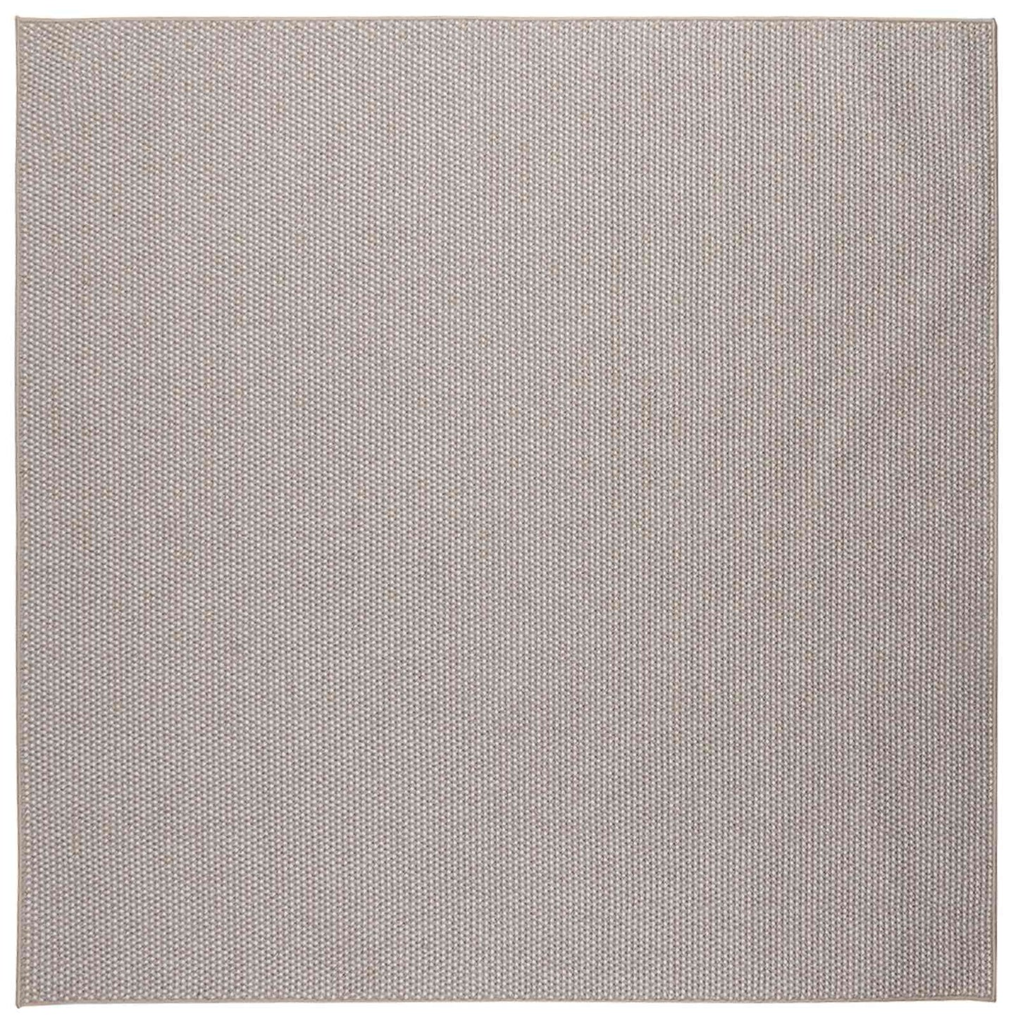 Områdetepper Torget HUARTE Krem og Taupe 120 x 120 cm Polyester vidaXL