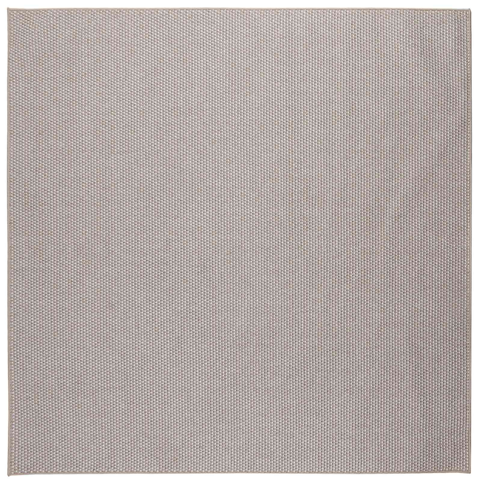 Områdetepper Torget HUARTE Krem og Taupe 120 x 120 cm Polyester vidaXL