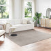 Områdetepper Torget LUGO Krem og Taupe 240 x 240 cm Polyester